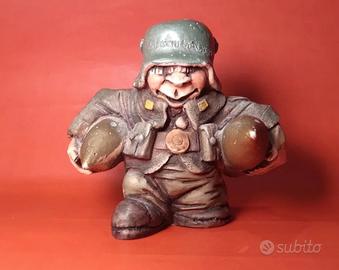 Statuetta Sturmtruppen artificiere vintage