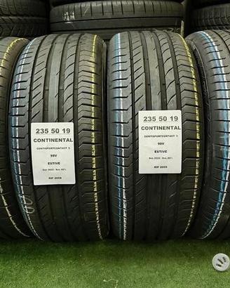 4 gomme 235 50 19 CONTINENTAL RIF2059