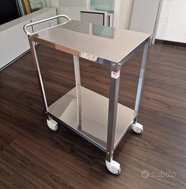 Carrello in acciaio inox NUOVO da eposizione