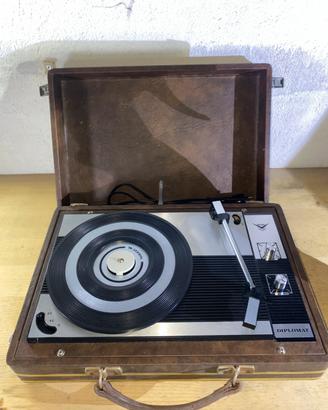Giradischi Portatile "Diplomat" Valigetta Anni '70