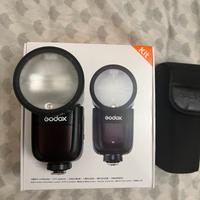Flash godox v1 c per canon