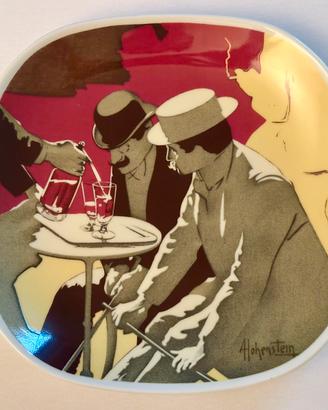 CAMPARI - PIATTO “UOMINI A TAVOLINO”