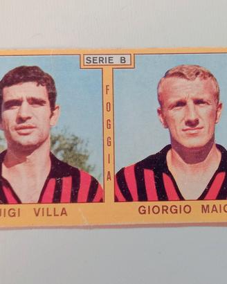 Figurina Panini 1969 1970 Foggia Villa Maioli 