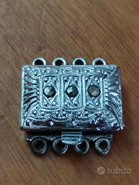 Argento chiusura per gioielli 