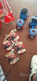 pattini a rotelle regolabili Spiderman bambini con