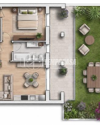 NUOVA COSTRUZIONE - BILOCALE CON GIARDINO