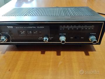 Radiosveglia Vintage TENKO Flip Clock - Anni '70