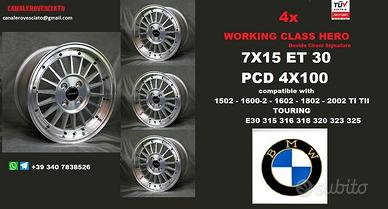 Cerchi SCOMPONIBILI 7X15 15 POLLICI BMW 1502 E30
