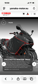 Telo coprigambe NUOVO per scooter Yamaha TMAX 560