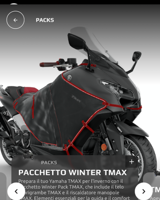 Telo coprigambe NUOVO per scooter Yamaha TMAX 560