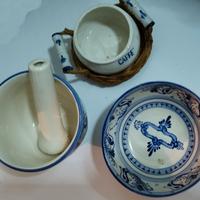 Set da cucina con mortaio (5pz come da foto allega