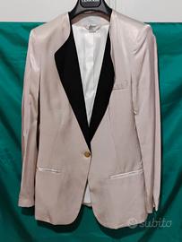 giacca donna elegante H&M grigio chiaro 