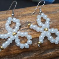 ORECCHINI "FIOCCO" VARI COLORI VETRO