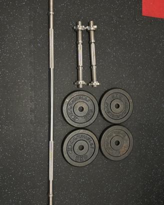 Bilanciere e pesi per home gym