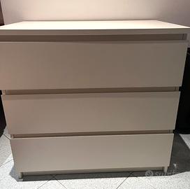 Cassettiera Ikea Malm 3 cassetti