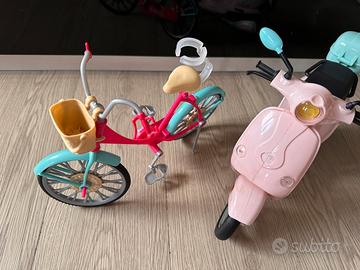 Moto e bici barbie