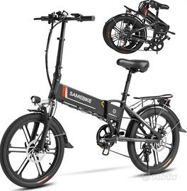 Bicicletta elettrica pieghevole 