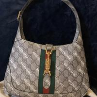 Borsa Gucci x Balenciaga Small Jackie 1961 Beige