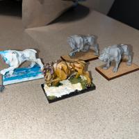 Warhammer - 4 Frost Sabres - Ogor Mawtribes Ogre