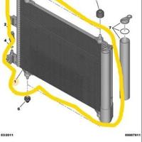 CONDENSATORE A/C MOTORI DIESEL PEUGEOT CITROEN