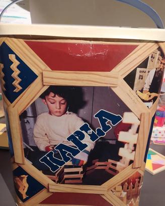 Kapla Vintage Box - mattoncini legno.