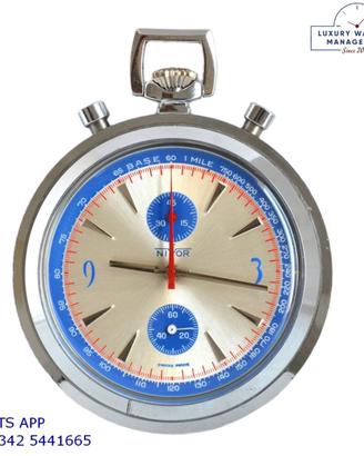 NIVOR SPAZIAL  Pocket watch Bull Head chronograph