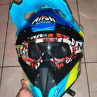 casco Airoh misura S + occhiali
