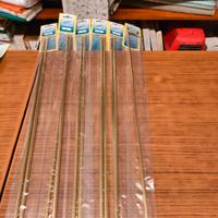 Bastoncini per tende a vetro in ottone 