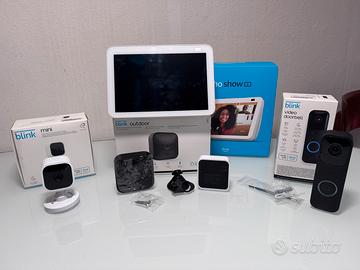 Kit Sorveglianza Alexa: Camere Blink + EchoShow 8