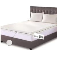 Topper per letto singolo dimensioni 90x200