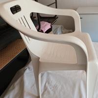 poltroncine bianche giardino