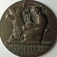 MÉDAILLE DE TRAVAIL - ELECTRICITÉ DE FRANCE ET GAZ