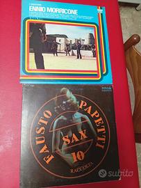 LP in vinile di Fausto Papetti e Ennio Morricone.