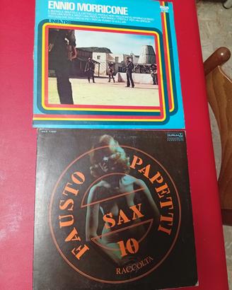LP in vinile di Fausto Papetti e Ennio Morricone.