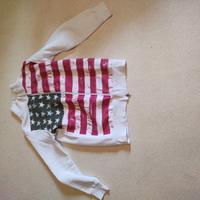 Felpa Bandiera Americana 