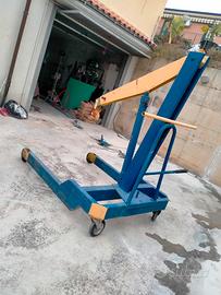 gru idraulica 2000kg può sollevare x auto 