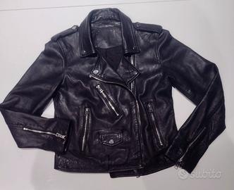 Giubbotto chiodo in Vera Pelle Donna taglia L