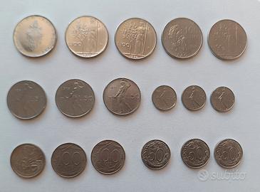 Lotto 18 Monete Lire (50 e 100) – Include Vaticano