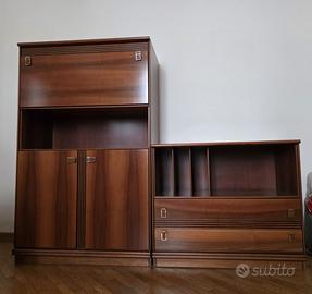 Mobili soggiorno in legno vintage