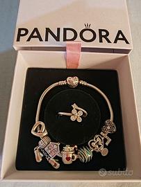 Pandora charme bracciali anello orecchini