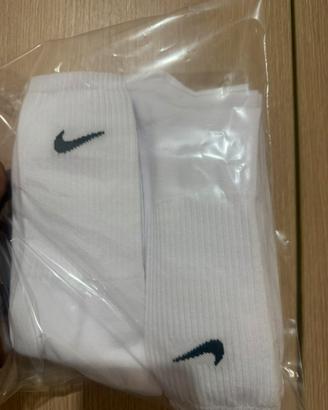 calzini nike 6 paia bianchi
