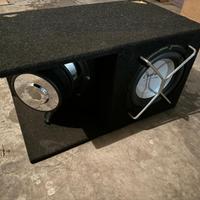 Subwoofer artigianale doppio con box