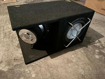 Subwoofer artigianale doppio con box