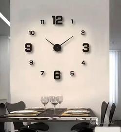 orologio da parete moderno design adesivo