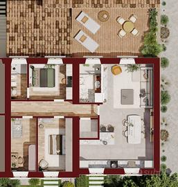 Appartamento di 130 m² con 3 locali a Duino-Aurisi