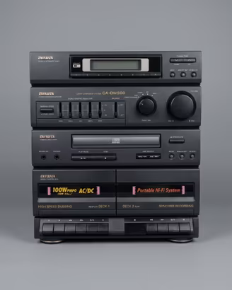 Impianto Stereo Vintage Aiwa CA-DW500