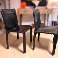 2 sedie Cassina Cab 412 Mario Bellini Anni 70