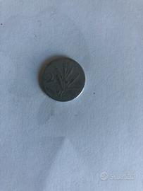 Moneta 2 lire 1954 Ulivo -Ape