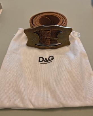 Cintura vintage Dolce & Gabbana stile western D&G