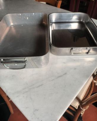 teglia da forno acciaio e alluminio